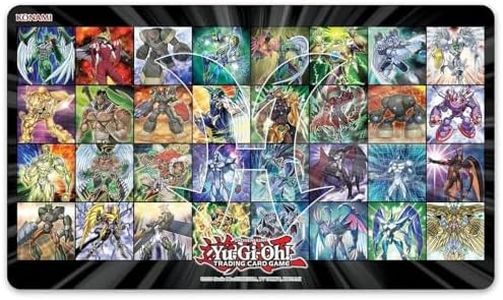 Konami-4012927947371 Yu-Gi-Oh Trading Card Elemental Hero Game Mat, Color, único (1)