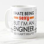 exciting Lives - Engineers Coffee Mug - Gift for Birthday, Corporate, Party - for Kids, Adults - Engineers, Brother, Sister, Professor - Ceramic Microwave Safe, 330 ml