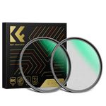 K&F Concept 49mm Black Mist 1/4 1/8 Filters Set Soft Glow Diffusion Lens Filters Multi-Coated Effect Filters for Camera Lens (Nano-X Series)