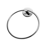 Viking Wall Mounted Towel Ring Round-H2O - Polished CP Finish | Modern Design, Low Space Consumption – Towel Ring Hanging Round for Bathroom and Kitchen