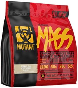 Mutant Mass | Weight Mass Gainer Protein Powder - high Calorie Protein Powder for Muscular Mass - Vanilla Ice Cream - 5 Pound