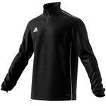 adidas CORE18 TR TOP Y Children's Sweatshirt - Black/White, 9-10 Y