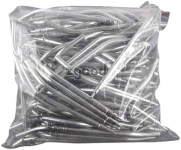 100 Pcs Spray Nozzles Tips Tube for Three Way Dental Air Water Syringe