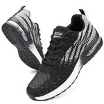 GoodValue Mens Running Shoes Breathable Air Cushion Tennis Shoes Lightweight Walking Shoes Fashion Sneakers Comfortable Mesh Sport Shoes Mens Casual Workout Athletic Training Gym Jogging Shoes