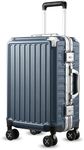 LUGGEX Zipperless Luggage with Spin