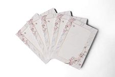 alterEgo (Pack of 15) - A4 Letter Stationery Paper for Writing Poems, Letters and Lyrics (with Complimentary Kraft Envelopes) (Design: Cherry Blossom)