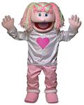 30" Kimmie, Pink Girl, Professional Performance Puppet with Removable Legs, Full or Half Body