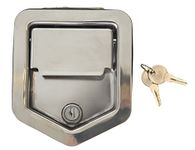 Buyers Products L3890RLS Rotary Paddle Latch (Latch,Handle,Paddle Rotary,),Silver