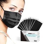 EHH Black Disposable Face Masks, In