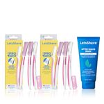 Letsshave Beard Pen Styler for Men, (Pack of 6) + After Shave Balm (100ml), Multi Grooming, Waterproof, Razor for Women