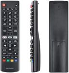 Universal Replacement for All LG Remote Control Smart TV OLED LCD LED HDTV 3D 4K Smart TVs AKB75095307 32LJ550B 43UJ6300 55LJ5500 55UJ6050 with Netflix Amazon Shortcut Buttons AKB75375604 AKB74915305