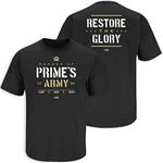 SMACK APPAREL TALKIN' THE TALK Prime's Army T-Shirt for Colorado College Fans (SM-5XL), Black Short Sleeve, Large