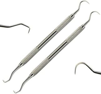 Dental Instruments Universal Jacquette Scaler - Double Ended Tartar Remover - by DMX INTL (Pack of 2)