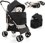 Costway 3-In-1 Pet Stroller with Re