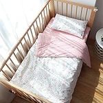 Emenpy 100% Cotton Crib Bedding Set