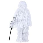 Snow Camo Ghillie Suit for Men Hunt