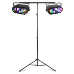 Set of Disco Lights LED DJ Party Lighting Jellyball Wave UV Effect with Stand