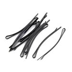 SSKR Black Hair Pins for Women (Pack of 12) for Daily Use | Hair Pins for Girls