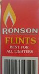 RONSON Firebronze Standard Lighter Flints -12 Packs of 9 suits all flint lighters Zippo, Clipper,Imco, Regal, Tiger and all quality lighters you are buying 12 packs for the price 108 flints (12)