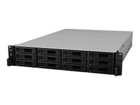 Synology RackStation RS3618XS - NAS server - 12 bays - rack-mountable - SATA 6Gb/s - RAID 0, 1, 5, 6, 10, JBOD, RAID F1 - RAM 8 GB - Gigabit Ethernet - iSCSI - 2U