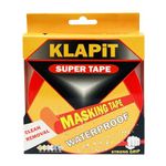 KLAPiT WATERPROOF: High Precision Masking Tape, Industrial Painter’s Tape, 24mm x 50m - Perfect for Automotive Refinish, Home, Arts, Crafts, DIY Projects & More! [Red, 1 Roll]