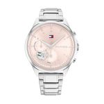 Tommy Hilfiger Analogue Multifunction Quartz Watch for Women with Silver Stainless Steel Bracelet - 1782414