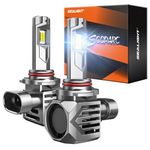 SEALIGHT 2024 Upgraded Brightest 9005 HB3 LED Headlight Bulbs, 33000 Lumens 900% Brighter Than OEM, S7S Wireless Bulbs 6500K Cool White Plug and Play Halogen Replacement - Pack of 2