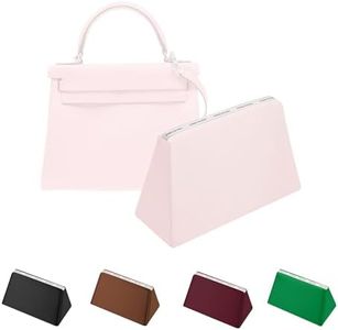KINGS IN BAG Purse Pillow Insert Compatible with Kelly Bags, Handbag Filler with Soft Satins for Luxury Bags, Soft Purse Inner Pillow with Memory Foam for Handbag Storage (Pink, KE 35 Retourné)