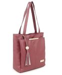 DAISY STAR Women Fashion Handbags Tote Purses Stylish Ladies Women and Girls Handbag For Office Bag Ladies Travel Shoulder Bag (Light Maroon) Tote for College Girls