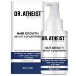 Dr Atheist Hair Growth Serum For Women&Men,Redensyl 3%Anagain,2% Baicapil,Caffeine,Biotin,Plant Keratin&Rice Water - Anti-Frizz,Hydration,Repair,Sulfate-Free,Organic Ingredients,Vitamin E,110 Grams