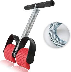 PROUT Tummy Trimmer | Spring Tummy Trimmer | Waist Trimmer | Weight Loss Exerciser | Ab Exerciser | Fitness Accessories | Fat Burner | Full Body Workout for Men & Women (Single Spring, Red)