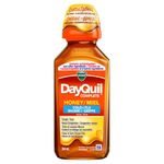 Vicks DayQuil COMPLETE Cold and Flu Medicine, Liquid Medicine,Honey Flavour, Daytime, Non-Drowsy relief for Cough, Fever, Sore Throat Pain, Sinus congestion, Sinus Pain, Chest Congestion, 354 ml