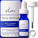 Elon Dual Defense Anti-Fungal Formula | 25% Undecylenic Acid | Treat & Eliminate Nail Fungus | Dermatologist & Podiatrist Recommended