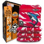 Titan Bags Thrasher Cornhole Bags - 6" x 6" ACL PRO Approved Cornhole Bean Bags for Tournaments - Versatile & Durable Regulation Cornhole Bags Ideal for Indoor/Outdoor Toss Games - Fractal (4 Pack)