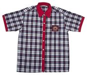 Magicwears Half Sleeve Shirt with Round Neck for Kendriya Vidyalaya |Red Check Shirt for Girls|(Pack of 1) Girl's KENDRIYA VIDYALAYA Uniform Shirt (KENDRIYA VIDHYALAYA) |