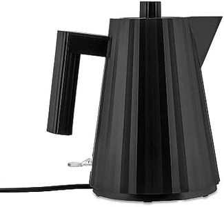 Alessi Plisse Electric Kettle, Black, 1L. AU compliant plug.