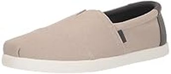 TOMS Men's ALP FWD Espadrille Loafer Flat, Pebble Grey Multi, 9 UK