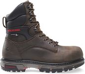 Wolverine Men's Legend 6 Inch Waterproof Comp Toe-M Work Boot, Dark Brown, 12 M US