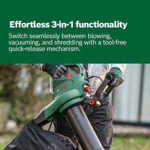 Bosch Electric Leaf Blower and Vacuum – Lightweight Garden Tool
