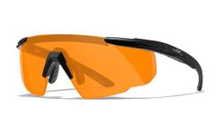 Wiley X │ Unisex │ Outdoor, Tactical Sunglasses │ Wrap Around Frame│ Saber Advanced│ Protective Eyewear│ Interchangeable Lenses (Light Rust Lenses | Matte Black Frame)