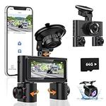 HUPEJOS 360 Dash Cam Front and Rear