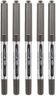 uni-ball Eye Micro UB-150 Rollerball Pens - Black, Pack of 5
