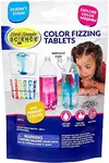 Steve Spangler Science - WTIN-100 Color Fizzers, 100 Tablets – Assorted Colors (Red, Yellow & Blue) – Colorful Science Experiment Kit for Kids, Won’t Stain Hands or Surfaces, Exciting STEM Activity