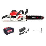 IBELL IBL BS40-16 Cordless Brushless Chainsaw 40V | 2000W | 28000RPM | 16" Guide Bar | Automatic Lubrication | 45 minutes runtime at no-load speed | Low Kickback Design - 6 months warranty