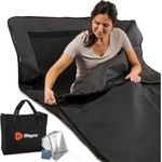 Lifepro RejuvaWrap Infrared Sauna Blanket - Heated Blanket for Relaxation - Portable Thermal Sauna Suit Wrap & Hand Towel - Spa-Like Experience at Home w/ 9 Heat Levels (95°F to 176°F)