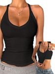 Danysu Tank Tops for Women Built in