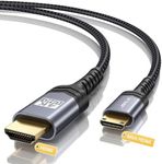 JSAUX Mini HDMI to HDMI Cable 6FT, 