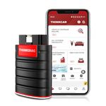 Thinkdiag OBD2 Bluetooth Scanner, All System OE Level Car Diagnostic Tools with Active Test, ECU Coding,15+ Service Functions All Software 1 Year Free fits for iPhone & Android Phone