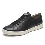 Rockport Men's Colle Tie Sneaker, Black, 11 Wide