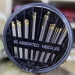 UK CELTD 30 pcs Assorted Hand Sewing Needles Set Embroidery Mending Craft Quilt Case